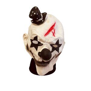 Overhead Clown Mask Halloween Scary Mask‎ Party Costume Props Black White